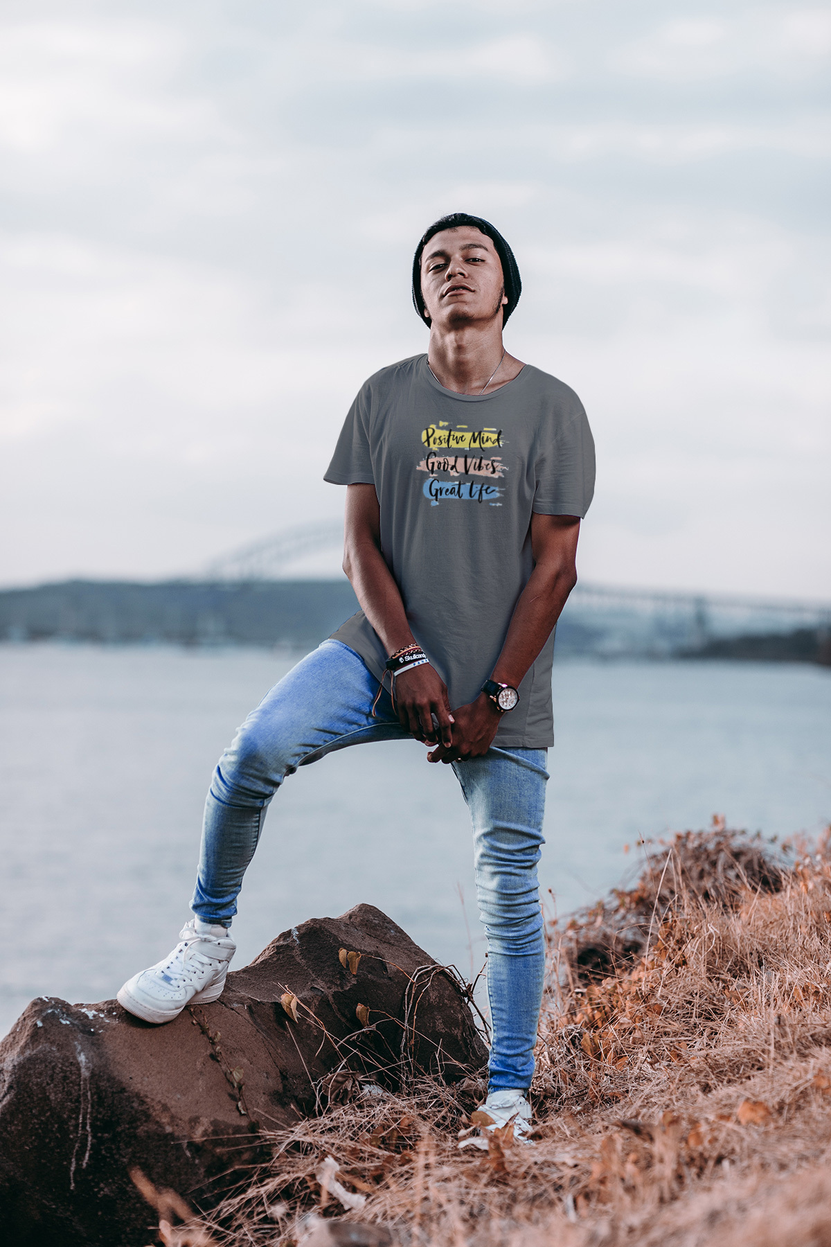 222 Premium Casual Tshirt with Premium DTF detailed Print (Copy)